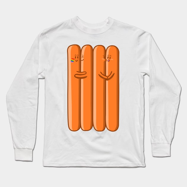 Sausage hug Long Sleeve T-Shirt by albertocubatas